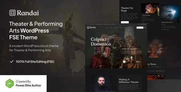 Randai – Theater Entertainment & Performing Arts FSE WordPress Theme
